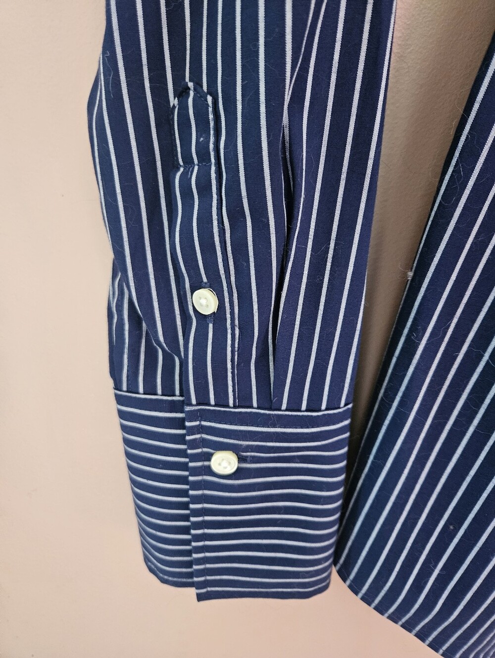 Banana Republic Riley Striped Tailored Shirt 2 - Picture 4 of 5